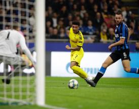 Il gioiello inglese del Dortmund contro l'Inter in Champions!