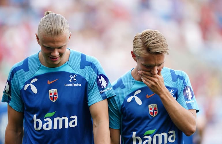 Solo le Nazionali top hanno una coppia del livello di quella norvegese con Haaland e Martin Odegaard!