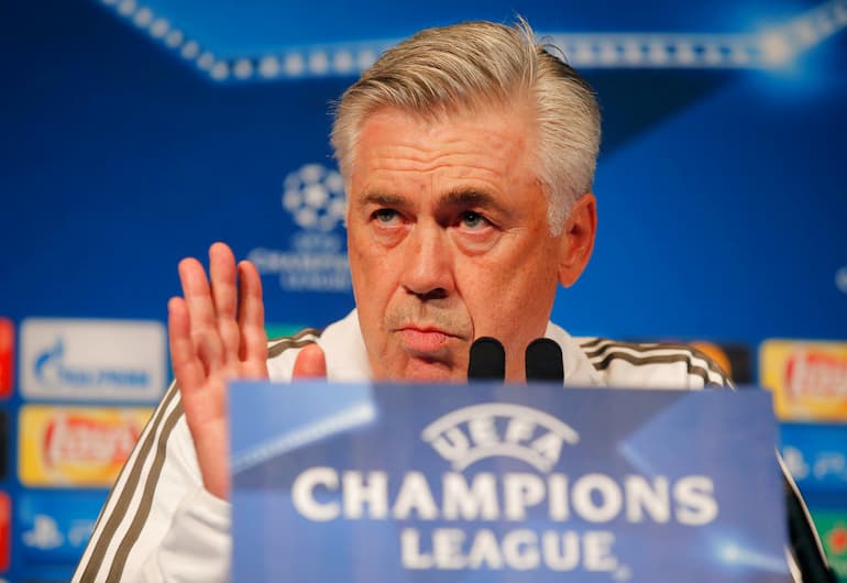 Ancelotti alla guida del Bayern in conferenza stampa