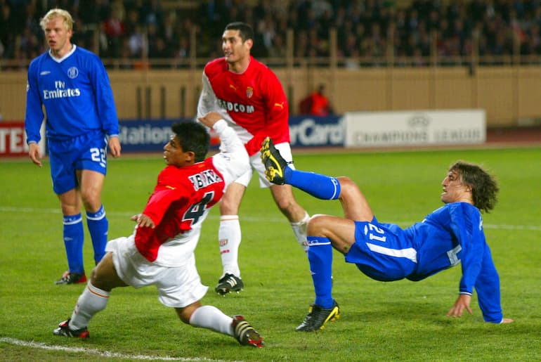 Crespo con la maglia del Chelsea!