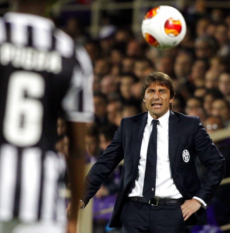 Conte con Pogba alla Juve