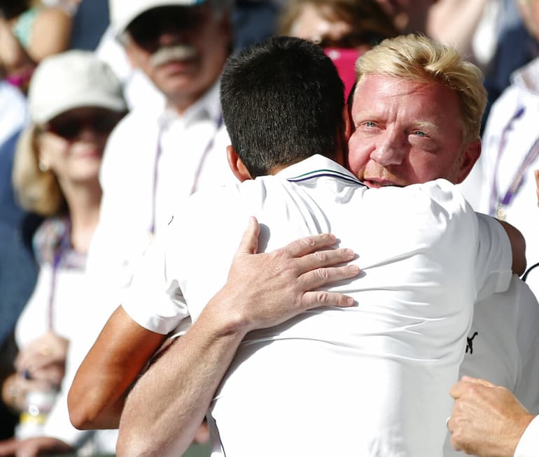 Djokovic con Becker!