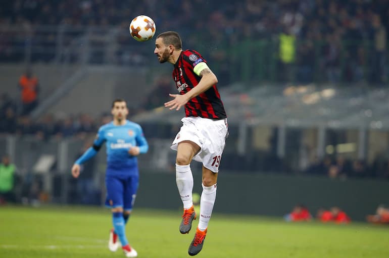 Bonucci nella stagione del Milan!