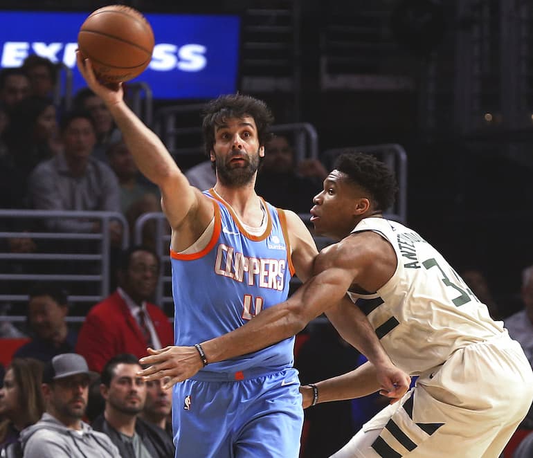 Milos Teodosic con la canotta dei Clippers!