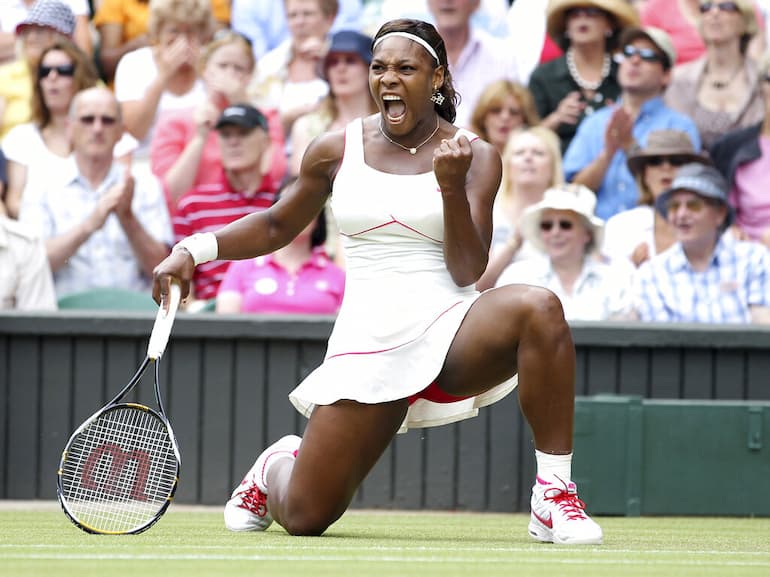 La bellissima esultanza di Serena!