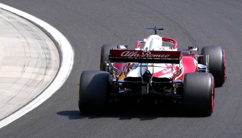 Kimi Raikkonen con la Alfa!