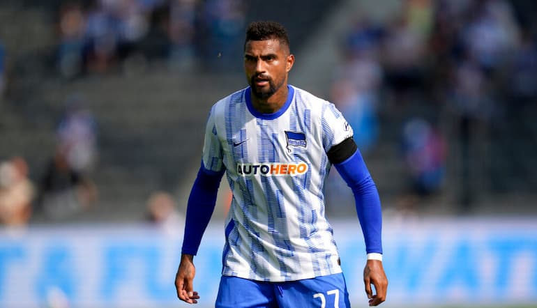 Boateng con la maglia dell'Herta in Bundesliga