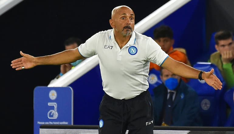 Spalletti con il Napoli