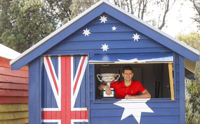 Nole festeggia in Australia!