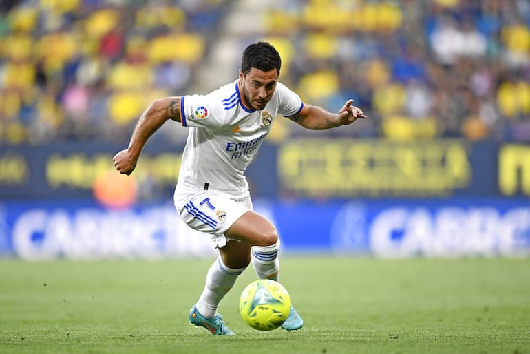 Hazard con la maglia del Real Madrid!