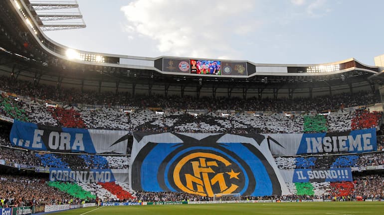 La curva nerazzurra a Madrid!