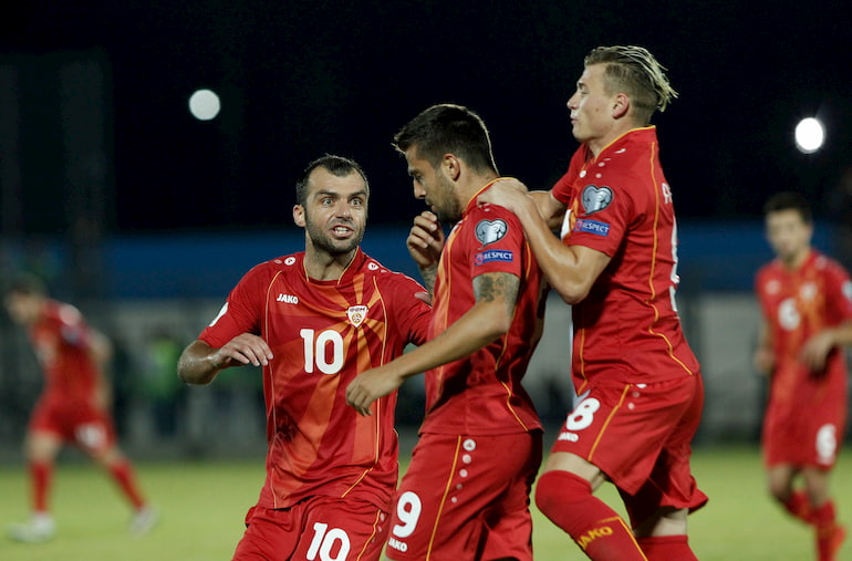 Goran con la maglia della Macedonia!