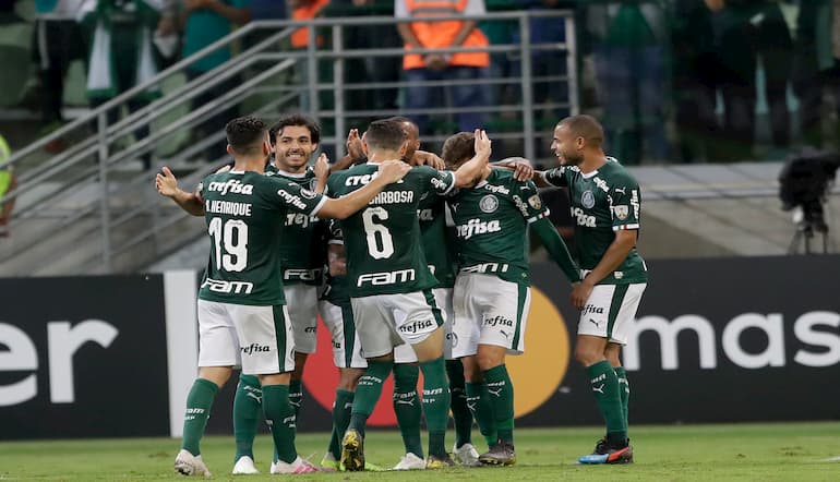 Un'esultanza del Palmeiras!