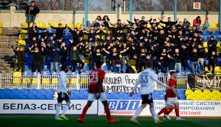 I tifosi della Torpedo Zhodino!