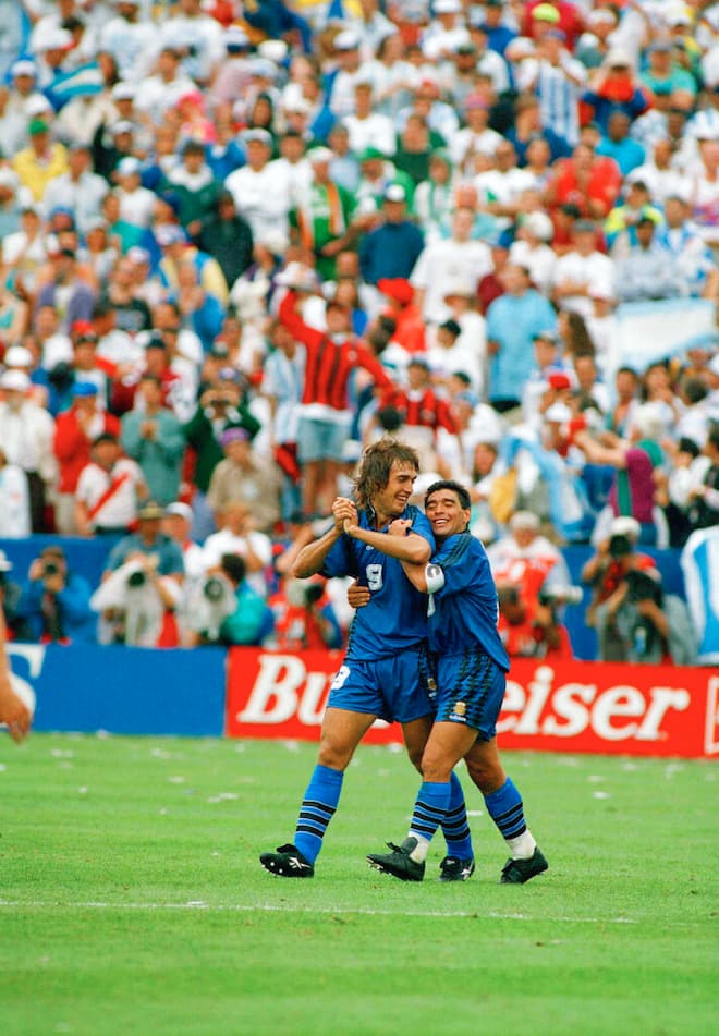 Batistuta ha segnato 54 gol con la maglia dell'Argentina!