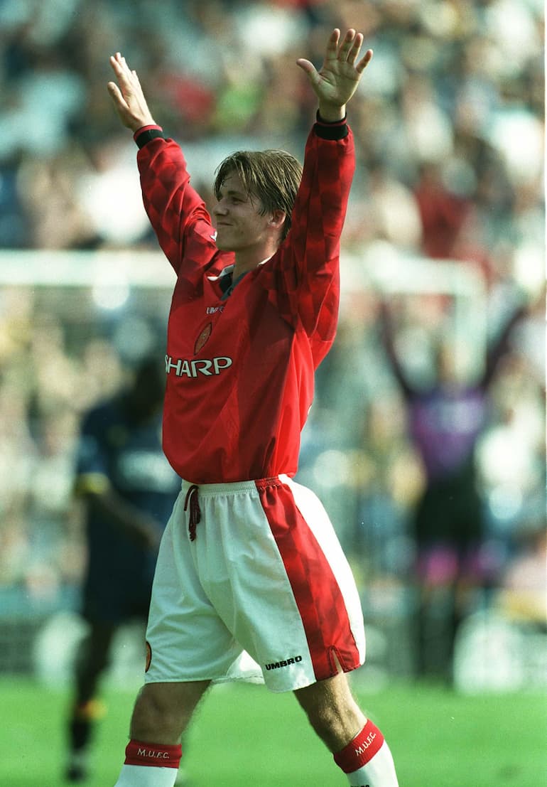 Un giovane Beckham nel 1996!