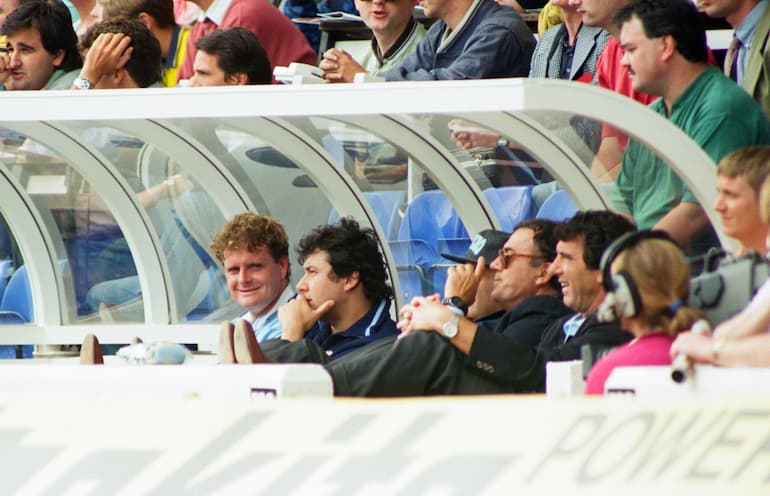 Zoff in panchina con la Lazio