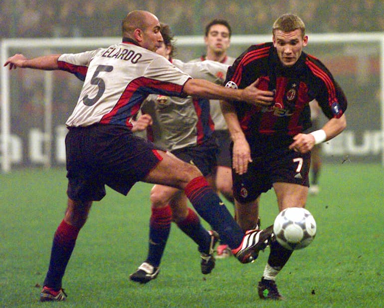 Sheva con il Milan