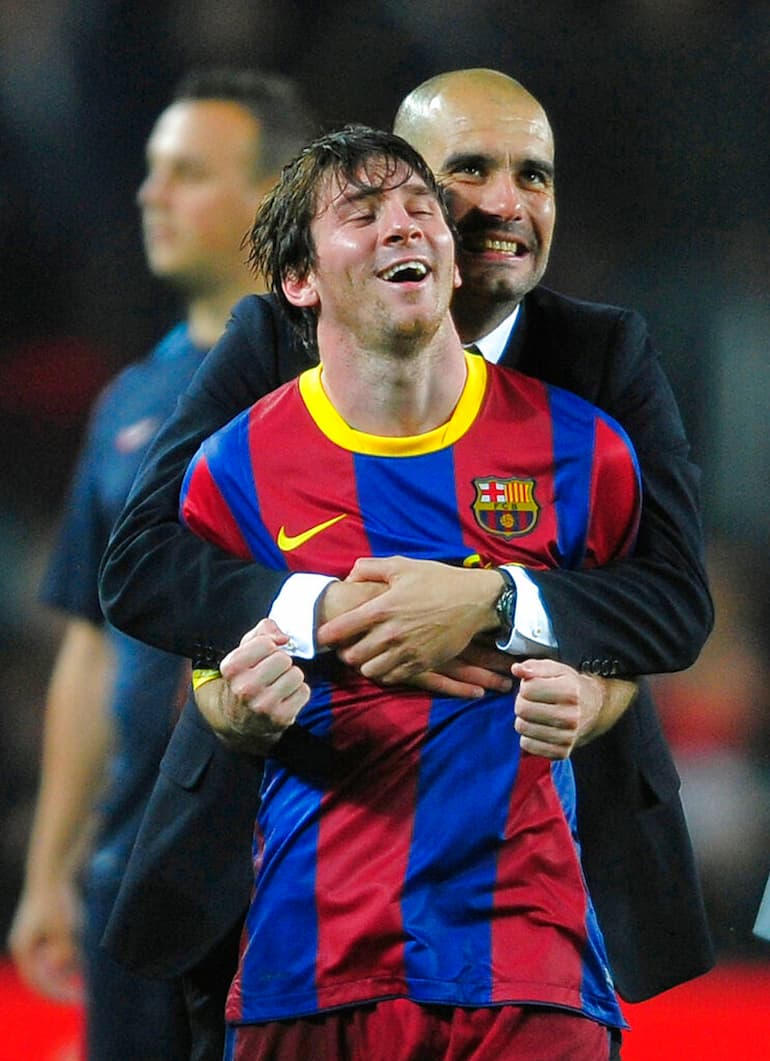 Guardiola e Messi!