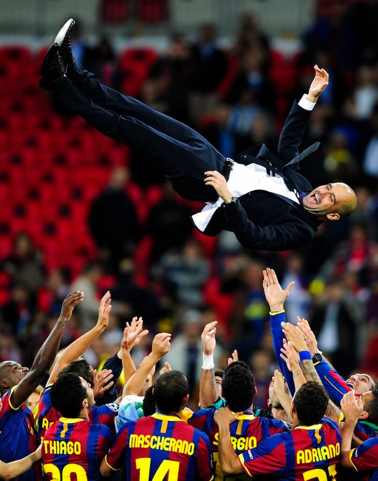 Guardiola ha vinto 14 trofei alla guida del Barcellona