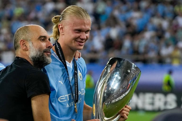 Guardiola e Haaland