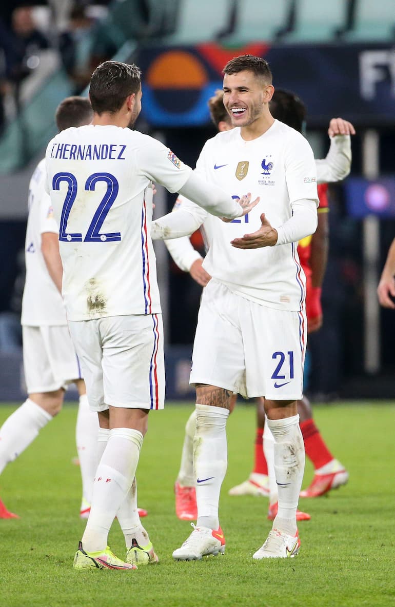 Gli Hernandez con la maglia della Nazionale francese