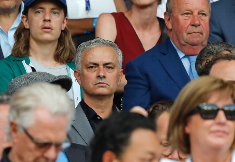 Mou in tribuna durante il Mondiale femminile del 2019!