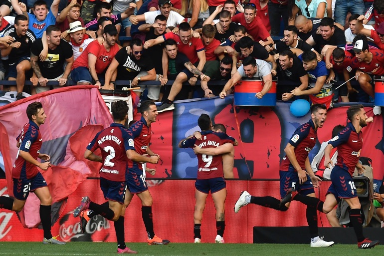 Anche i giocatori dell'Osasuna hanno messo paura alla difesa del Barcellona!