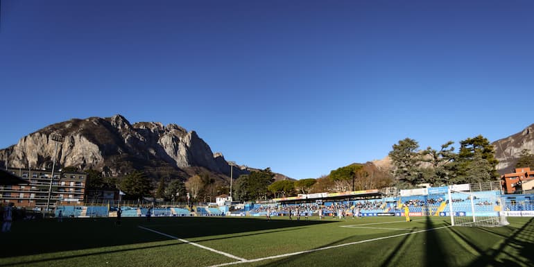 Uno straordinario scatto dello stadio Rigamonti-Ceppi