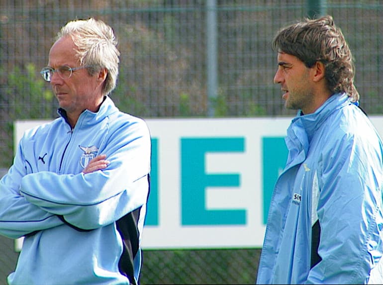 Mancini con Sven Goran Eriksson