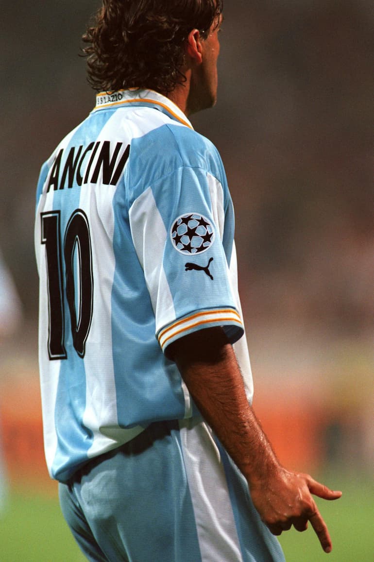 Roberto Mancini in Champions League con la Lazio