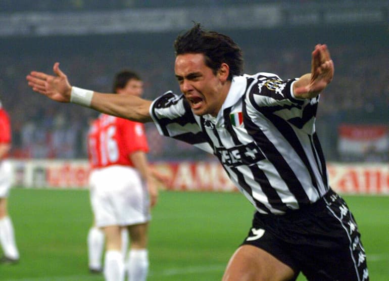 L'esultanza di Pippo Inzaghi in bianconero!