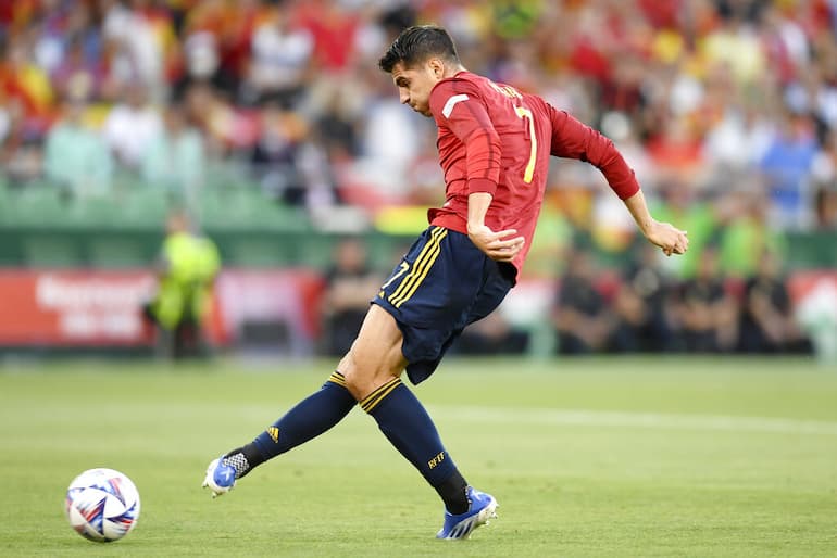 Alvaro Morata con la maglia della sua Nazionale!