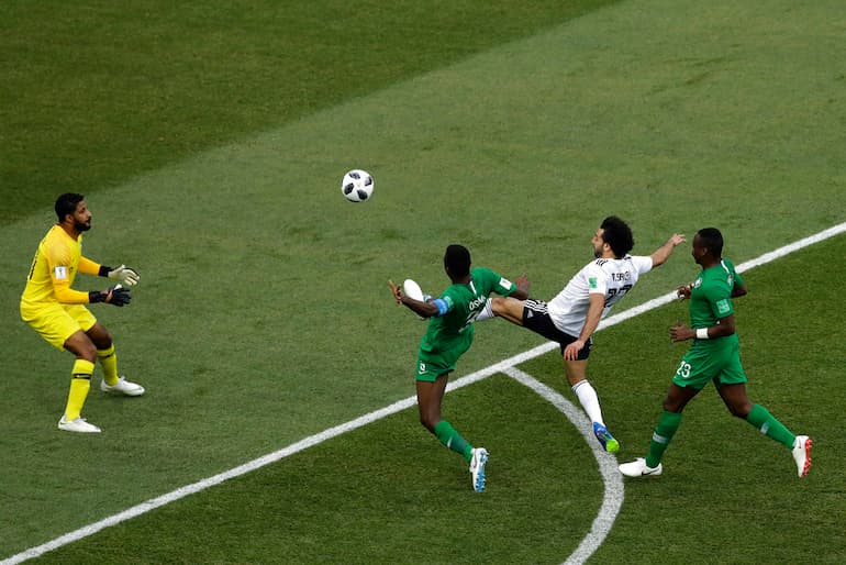 Salah in gol ai Mondiali di Russia