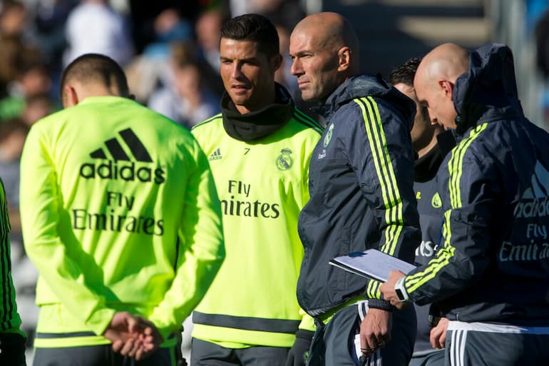 Zizou con CR7