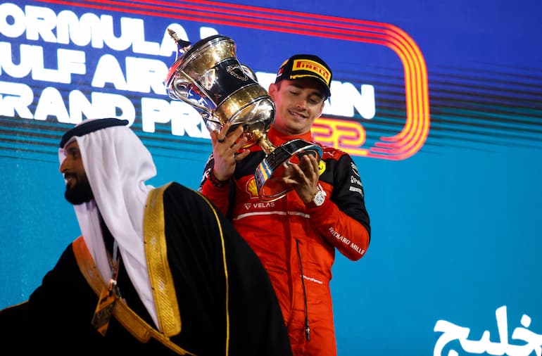 Il trofeo del Gran Premio del Bahrein 2022