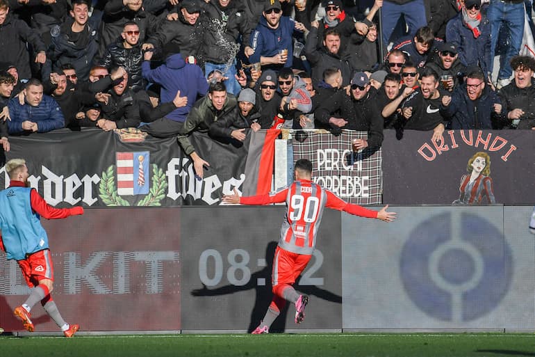 Massimo Coda con la Cremonese