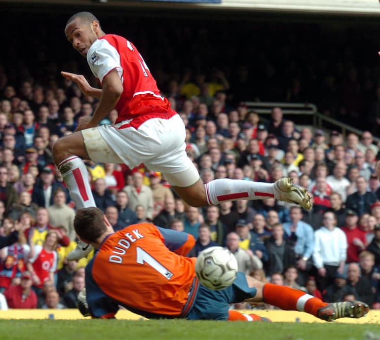 Henry in gol al Liverpool