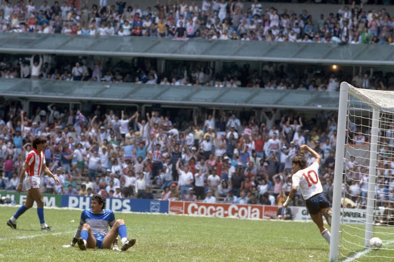 Il gol di Lineker agli ottavi di finale in Mexico '86!