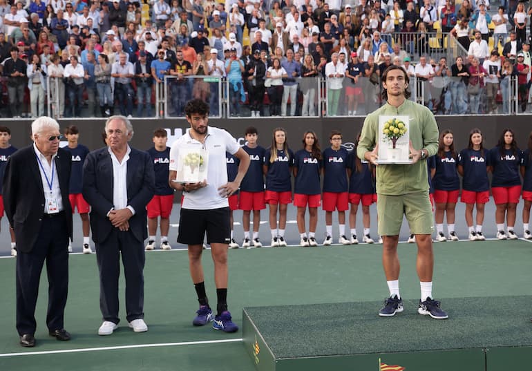 Musetti al termine della finale di Napoli