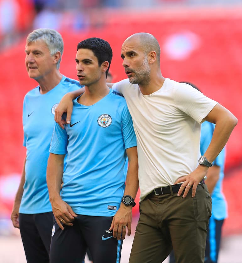 Guardiola ed Arteta