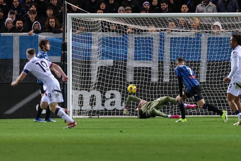 Il gol decisivo di Ferguson a Bergamo