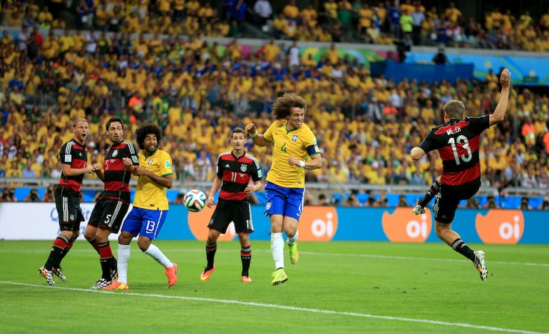 Muller in gol nella famosa partita di Belo Horizonte!