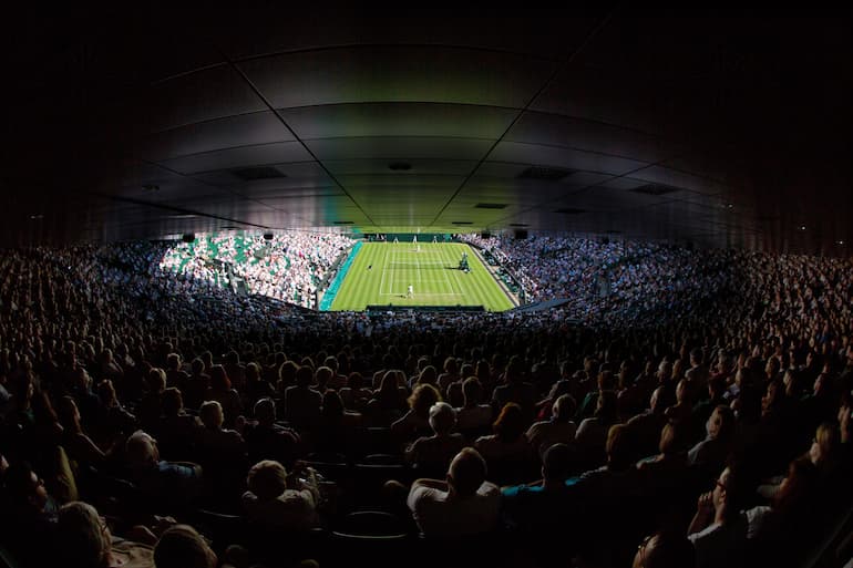 Una bellissima immagine di Wimbledon