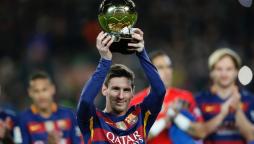 Messi festeggia il Pallone d'oro 2016!
