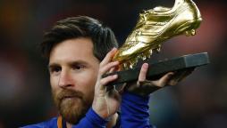 Messi festeggia la vittoria nel dicembre 2017!