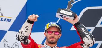 Andrea Dovizioso sul podio!