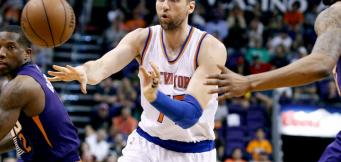 Andrea Bargnani con la canotta dei New York Knicks!