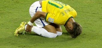 Neymar toccato duro contro la Colombia