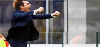 Una bellissima esultanza di Antonio Conte